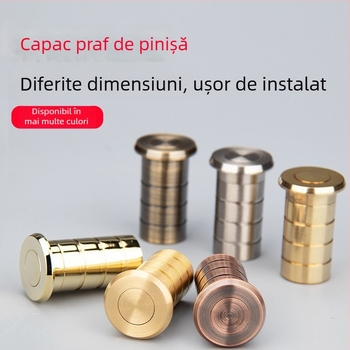 Tub din alamă protejat împotriva prafului pentru doparea orificiului de șurub la ușă – Model 2519/3427, Brand Leyoujia, Stil Lux ușor (Model 2519/3427 · Tip: Tub protejat împotriva prafului · Material: Alamă · Brand: Leyoujia · Stil: Lux ușor)