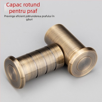 Tub din alamă protejat împotriva prafului pentru doparea orificiului de șurub la ușă – Model 2519/3427, Brand Leyoujia, Stil Lux ușor (Model 2519/3427 · Tip: Tub protejat împotriva prafului · Material: Alamă · Brand: Leyoujia · Stil: Lux ușor)