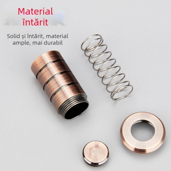 Tub din alamă protejat împotriva prafului pentru doparea orificiului de șurub la ușă – Model 2519/3427, Brand Leyoujia, Stil Lux ușor (Model 2519/3427 · Tip: Tub protejat împotriva prafului · Material: Alamă · Brand: Leyoujia · Stil: Lux ușor)