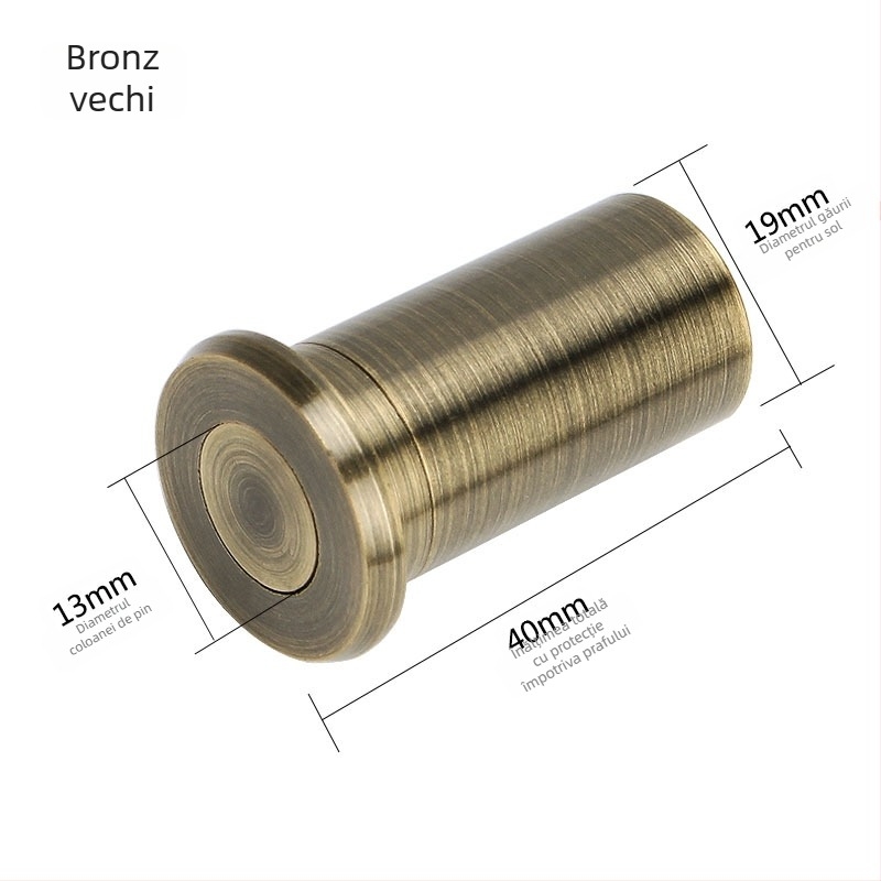 Tub din alamă protejat împotriva prafului pentru doparea orificiului de șurub la ușă – Model 2519/3427, Brand Leyoujia, Stil Lux ușor (Model 2519/3427 · Tip: Tub protejat împotriva prafului · Material: Alamă · Brand: Leyoujia · Stil: Lux ușor)