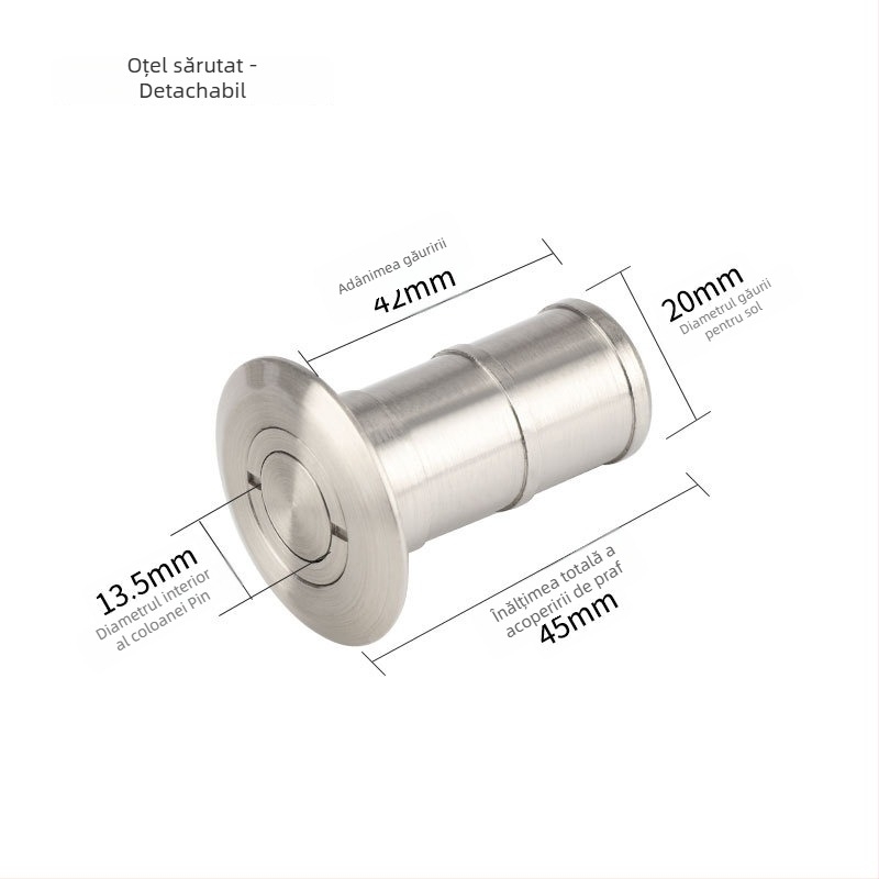 Tub din alamă protejat împotriva prafului pentru doparea orificiului de șurub la ușă – Model 2519/3427, Brand Leyoujia, Stil Lux ușor (Model 2519/3427 · Tip: Tub protejat împotriva prafului · Material: Alamă · Brand: Leyoujia · Stil: Lux ușor)