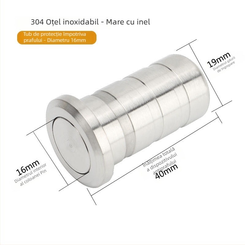 Tub din alamă protejat împotriva prafului pentru doparea orificiului de șurub la ușă – Model 2519/3427, Brand Leyoujia, Stil Lux ușor (Model 2519/3427 · Tip: Tub protejat împotriva prafului · Material: Alamă · Brand: Leyoujia · Stil: Lux ușor)