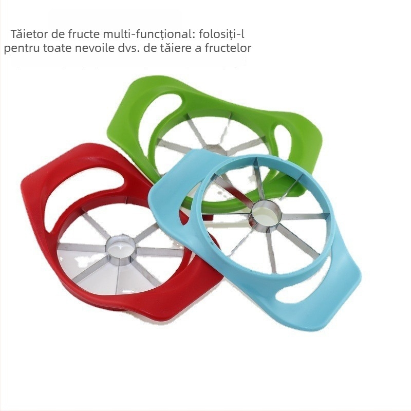 Unealtă multifuncțională pentru tăierea merelor: eliminarea sâmburilor, decojire și feliere — ABS+430 oțel inoxidabil; procesare personalizată; imprimare logo disponibil