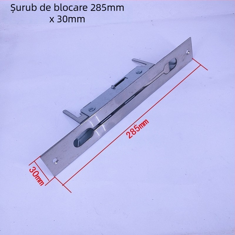 Zăvor pentru ușă anti-furt din oțel inoxidabil, control central, zăvoare ascunse sus și jos, semi-automat — Modelul 101, sanmushi