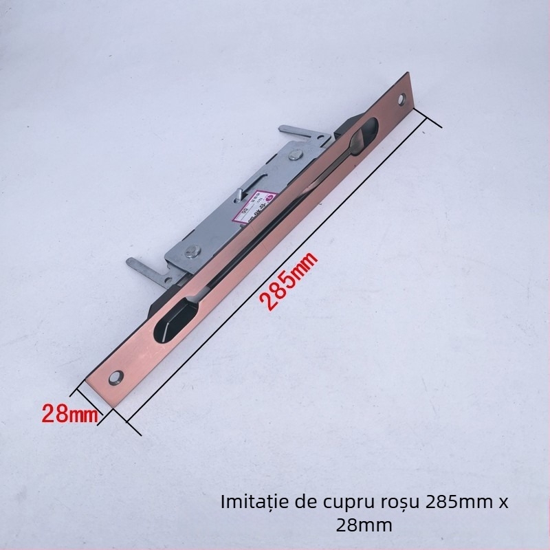 Zăvor pentru ușă anti-furt din oțel inoxidabil, control central, zăvoare ascunse sus și jos, semi-automat — Modelul 101, sanmushi