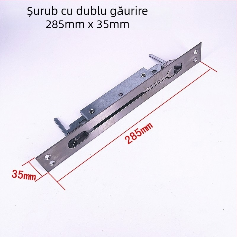 Zăvor pentru ușă anti-furt din oțel inoxidabil, control central, zăvoare ascunse sus și jos, semi-automat — Modelul 101, sanmushi