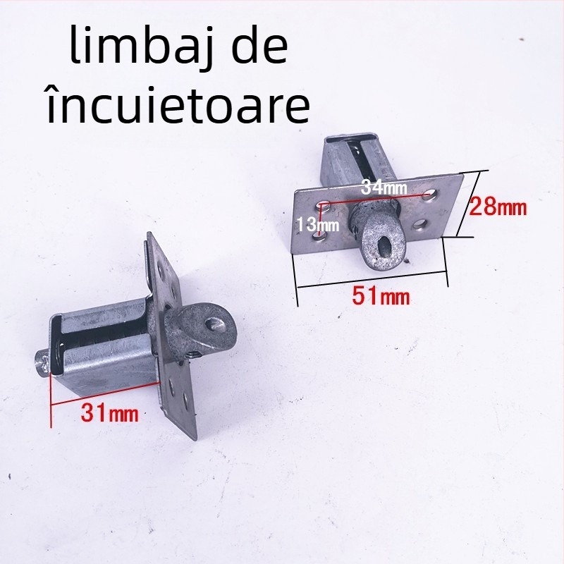 Zăvor pentru ușă anti-furt din oțel inoxidabil, control central, zăvoare ascunse sus și jos, semi-automat — Modelul 101, sanmushi