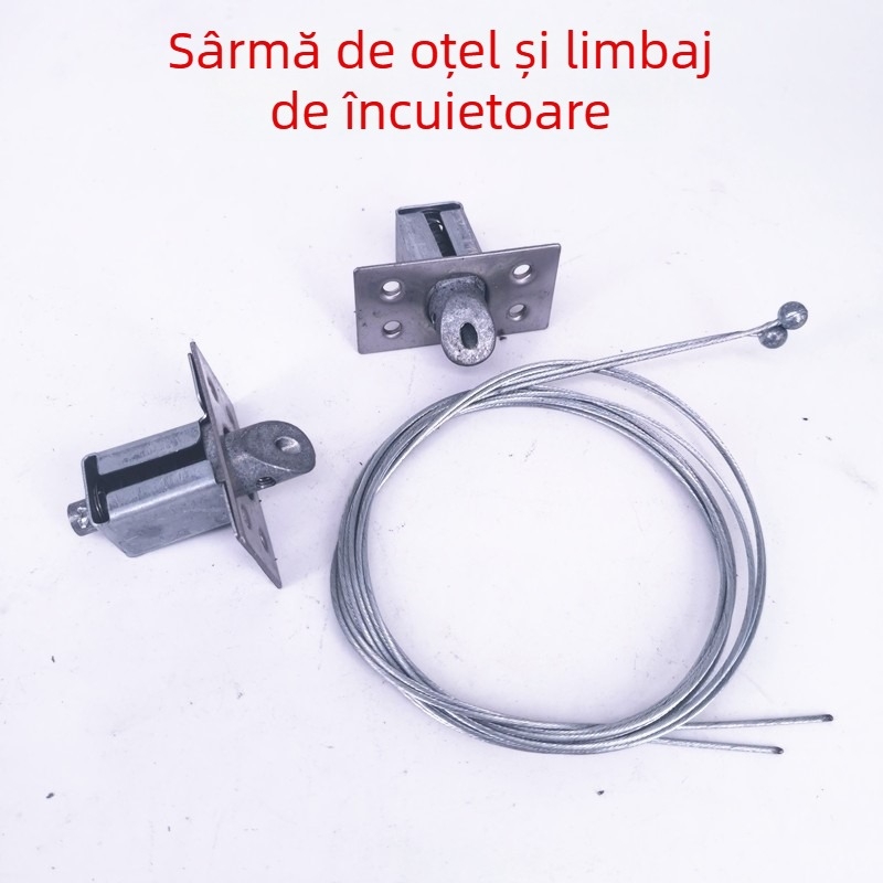 Zăvor pentru ușă anti-furt din oțel inoxidabil, control central, zăvoare ascunse sus și jos, semi-automat — Modelul 101, sanmushi