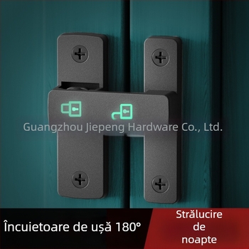 Zăvor pentru ușă Tip A, Model 83 Buckle, Aliaj de zinc, Finisaj nisipos, Montaj pe suprafață, Interior