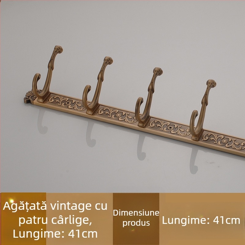 Cuier de perete din aliaj, stil american, finis antic, 2 kg, brand Seth