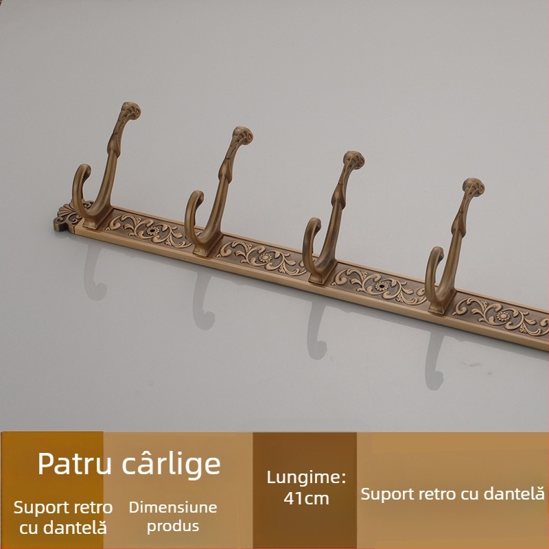 Cuier de perete din aliaj, stil american, finis antic, 2 kg, brand Seth