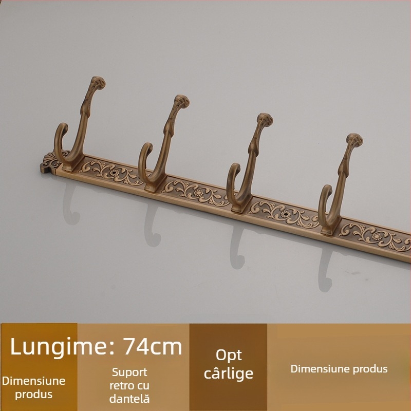 Cuier de perete din aliaj, stil american, finis antic, 2 kg, brand Seth