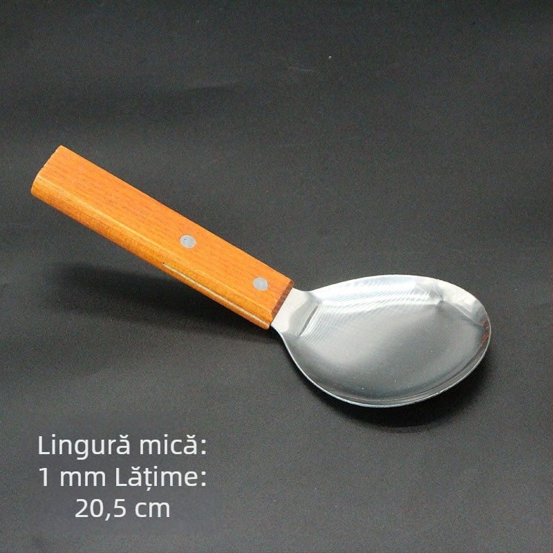 Set spatule teppanyaki cu mâner din lemn, din oțel inoxidabil – rezistență la temperaturi înalte, protecție împotriva arsurilor, include spatulă pentru steak și spatulă pentru grătar