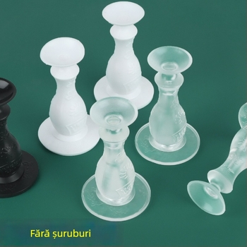 Stoper de ușă din silicon — montaj fără găuri, anti-coliziune, pentru ușile de intrare și cele din spate