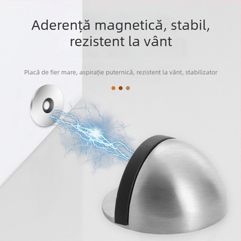 Stoper anti-coliziune pentru uși Turtle Top/Door Stop – oțel inoxidabil 304, montaj pe podea, control manual