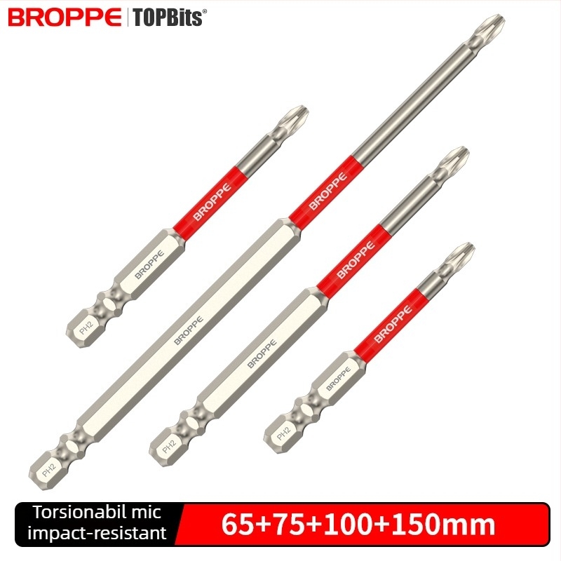 Set cu bormașină electrică și șurubelniță cu bit în cruce, cuplu înalt, magnet puternic, rezistență la impact, material HSS