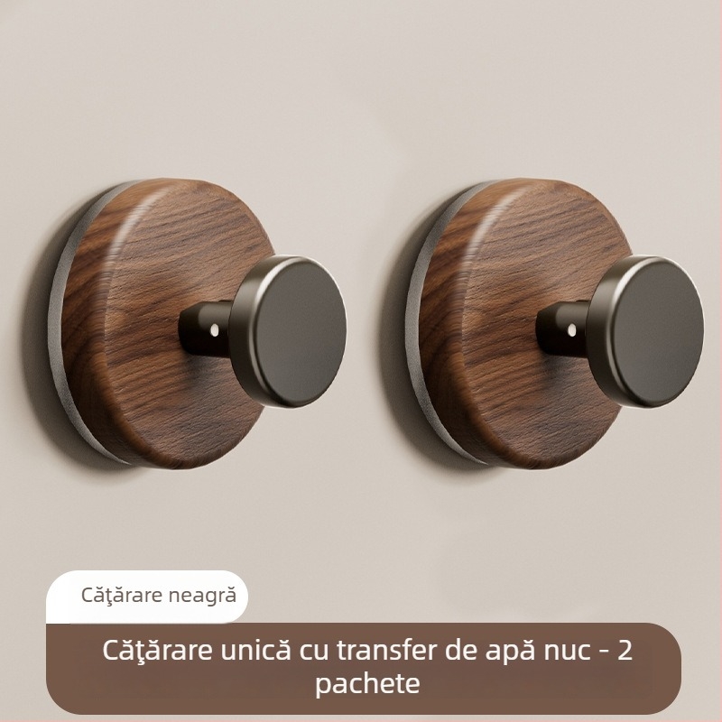 Cârlig de aspirare cu stil antic, material ABS, montaj fără găuri, potrivit pentru baie și bucătărie