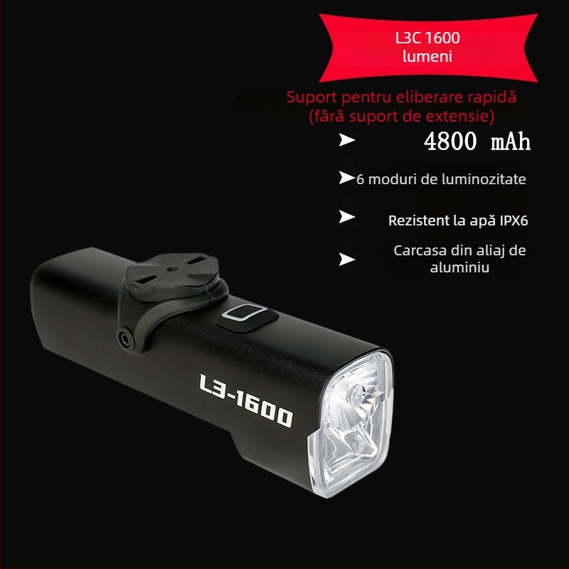 Sheng bangrong far frontal pentru bicicletă, pentru plimbări nocturne, montaj cu eliberare rapidă, impermeabil, luminozitate înaltă, potrivit pentru biciclete montane și de șosea