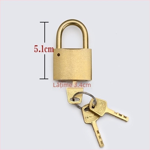 Bolț pentru ușă din alamă, stil Nou Chinezesc, finisare mecanică, marcă Mu Gu