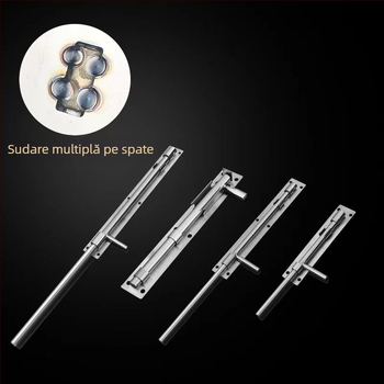 304 oțel inoxidabil – butterfly latch, bolt pentru ușă, montaj pe suprafață, pentru uși din lemn, uși principale și uși din fier sudat