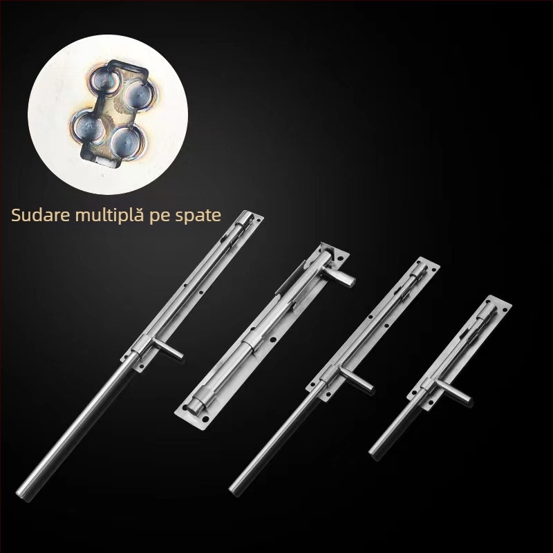 304 oțel inoxidabil – butterfly latch, bolt pentru ușă, montaj pe suprafață, pentru uși din lemn, uși principale și uși din fier sudat