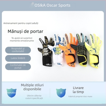 Mănuși de portar - Latex, Antiderapante, Protecție pentru degete, Rezistente la uzură, Personalizabile