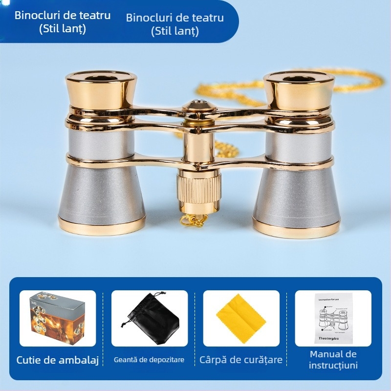 Telescop teatral din metal, marcă neutră, neimportat, etichetă privată nelicențiată, observații astronomice