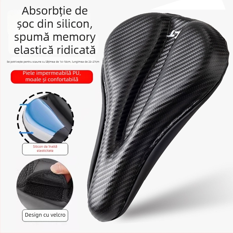 Acoperire șa bicicletă TN-344 – Walker Cloud, silicon + spumă cu memorie, compatibil MTB