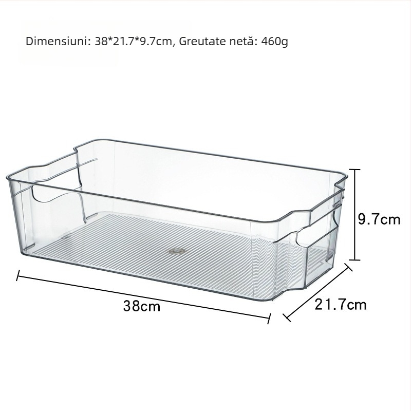 Cutie de depozitare în frigider cu sertar — King Taku cutie din plastic pentru depozitarea alimentelor, design modern și simplu