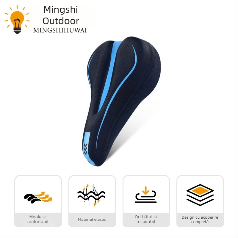 Husă pentru șa de bicicletă cu silicon, model QX155, potrivire universală