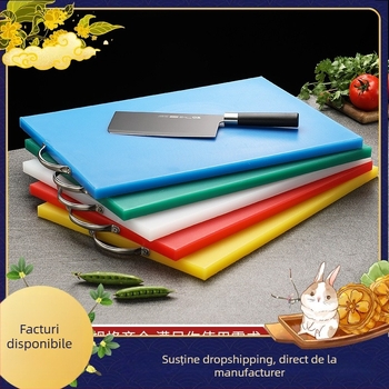 Tocător din plastic – antibacterian, rezistent la mucegai, de calitate alimentară, pentru bucătărie casnică și utilizare comercială