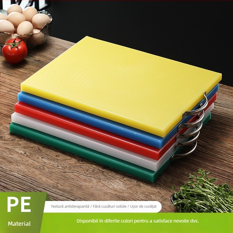 Tocător din plastic – antibacterian, rezistent la mucegai, de calitate alimentară, pentru bucătărie casnică și utilizare comercială