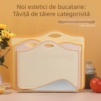Set de plăci de tăiere pentru bebeluși din PP - plăci din plastic, multifuncționale pentru fructe și hrana bebelușului, anti-alunecare, portabile, pentru uz casnic, stil modern minimalist (vara 2021)