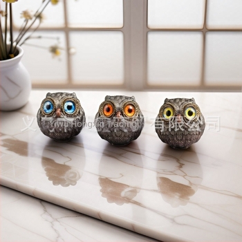 Bufniță din rășină – decor modern minimalist pentru casă și grădină