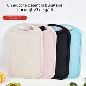 Tocător din paie de grâu – alimentară, cu două fețe, portabil; pentru uz casnic, hrana bebeluților și tăierea fructelor