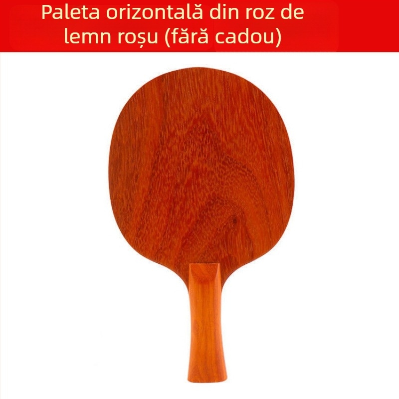 Lama de palet pentru tenis de masă, din lemn rosewood, strat unic, gumă cu lipire de lungă durată, lovire laterală, destinat antrenamentelor și competițiilor
