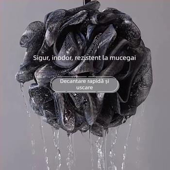 Burete de baie în formă de floare, moale și durabil, material PE, utilizare universală, cod Ad 761318192713