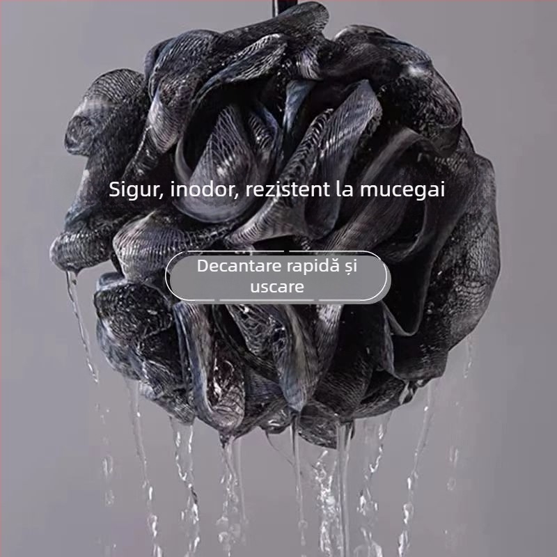 Burete de baie în formă de floare, moale și durabil, material PE, utilizare universală, cod Ad 761318192713