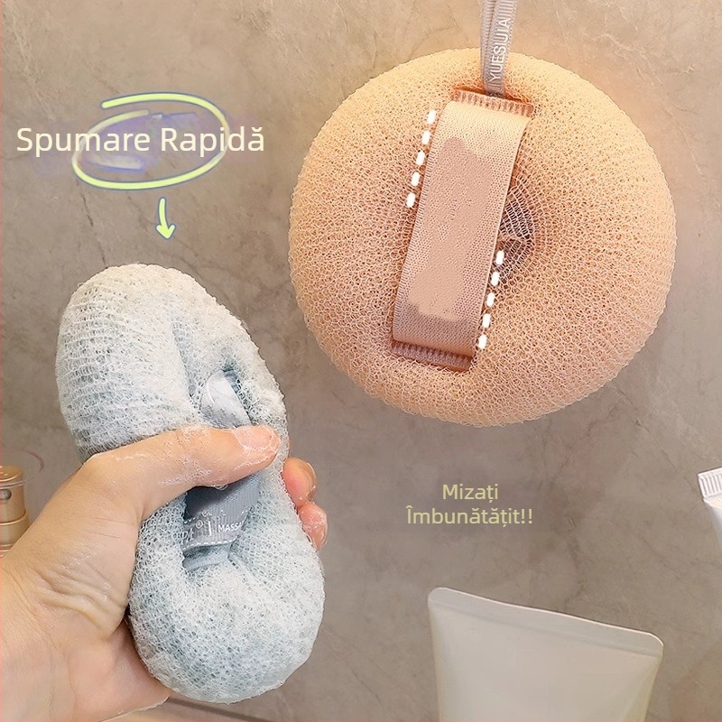 Bila de baie cu spumă moale și design floral, dublă utilizare, cod 888-D, origine Zhejiang, pentru adulți