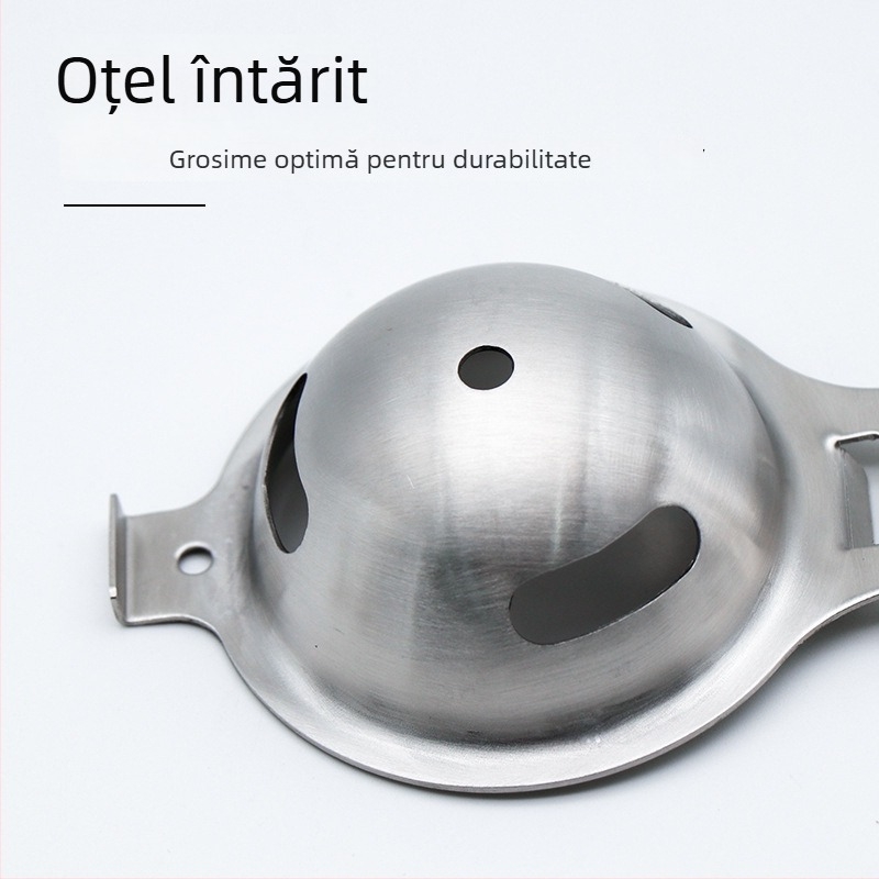 Separator albușuri ouă, oțel inoxidabil 304, manual, pentru cofetărie casnică, procesare personalizabilă