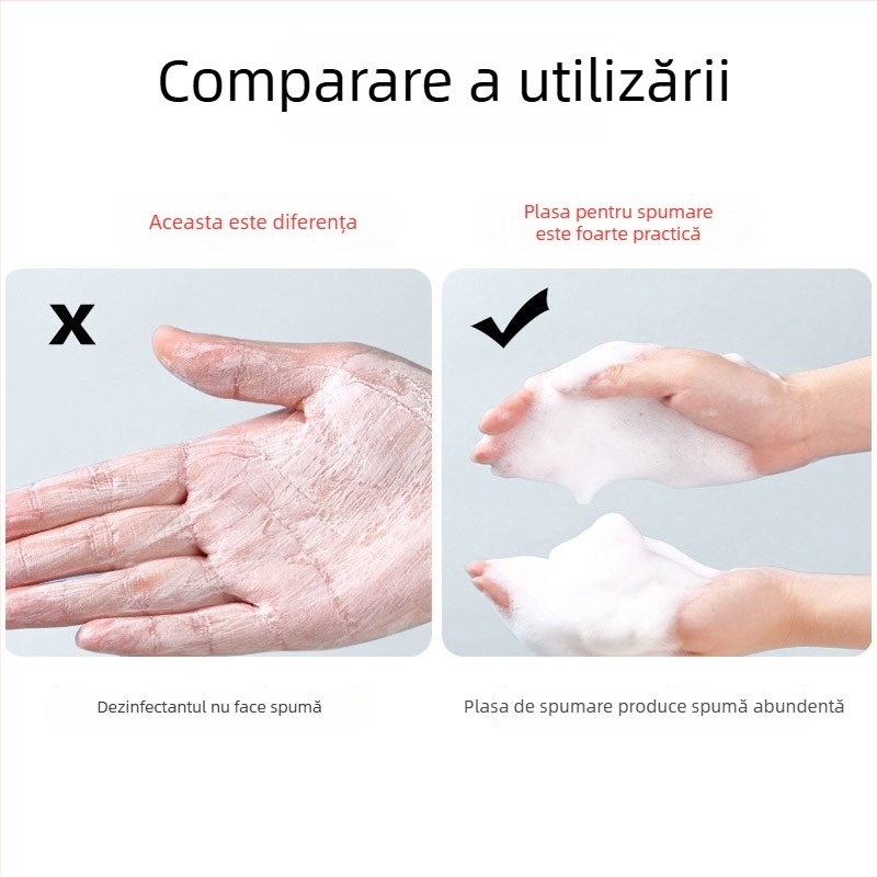 Sac net pentru baie pentru săpun și gel de duș, lavabil, cutie cu 500 bucăți, personalizare disponibilă