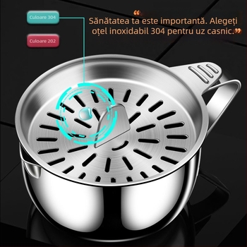 Separator pentru gălbenuș de ou din oțel inoxidabil 304, bucătărie