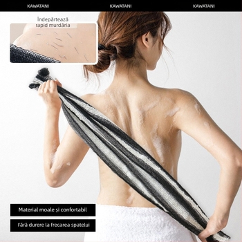 Prosop de scrub pentru spate, marca Kawatani Xiangyu Valley — lung, utilizare universală pentru baie