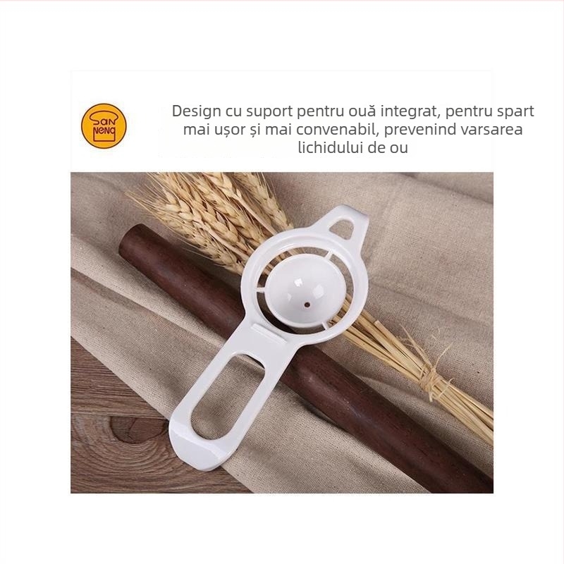 Separator de ouă cu filtru automat, lingură de separare a albușului, SN4625