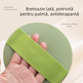 Curățător de spate din silicon, model cu deget – disc rotund, potrivire universală, cutie cu 100 bucăți