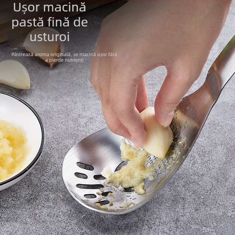Lingură multifuncțională pentru mâncare cu separator pentru gălbenuș și albuș și deschizător de sticle, oțel inoxidabil 304
