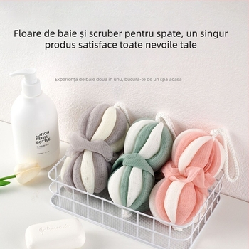 minge de baie în formă de floare, material PE, utilizare universală, personalizabilă