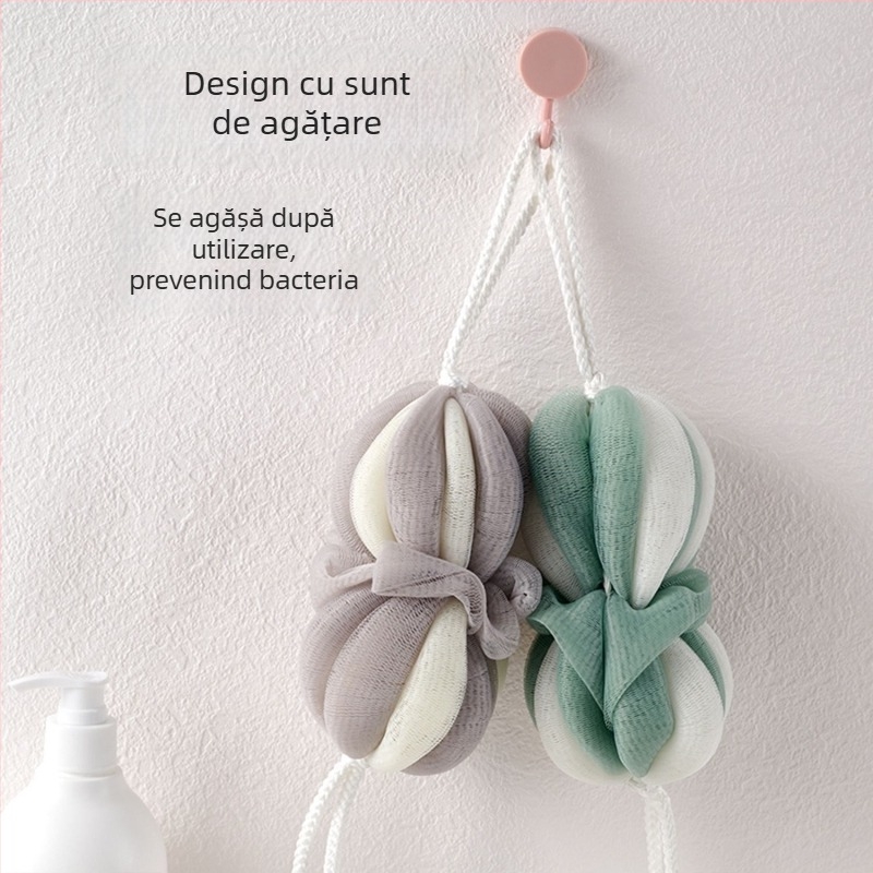 minge de baie în formă de floare, material PE, utilizare universală, personalizabilă