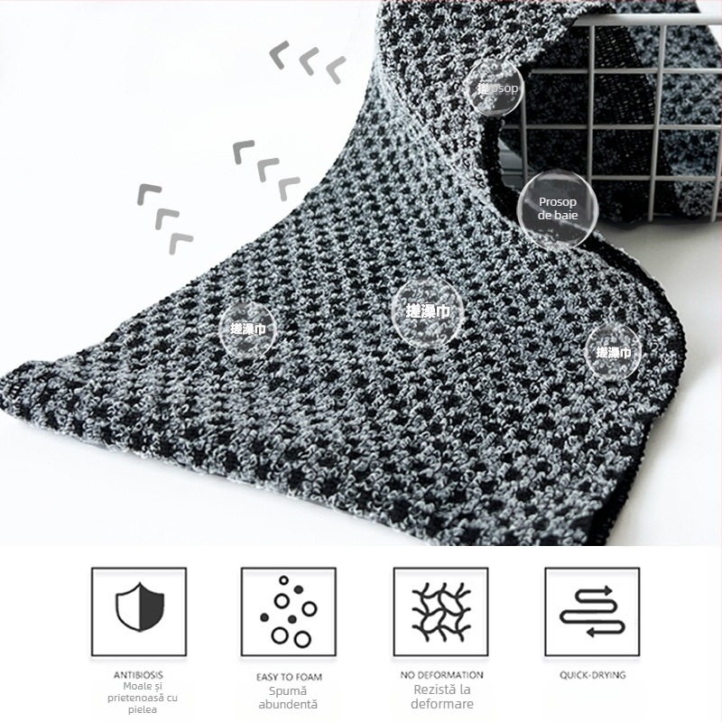 Prosop de baie Jiahe Textile, Poliester, Personalizare disponibilă, 200 bucăți per cutie, Etichetă privată licențiată disponibilă
