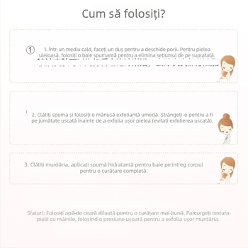 Mănuși de baie pentru exfoliere - viscoză, origine Zhejiang, în ambalaj 400 bucăți